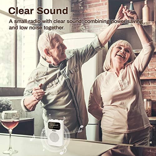  Prunus J-777 Mini Radio Portatile FM/AM(MW) per Uomini e Donne da Portare in Pochetto
| Prunus J-777 Radio Portatile co